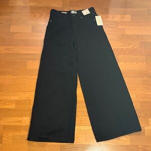 Black Universal Thread Mid-Rise Super Wide Leg Jeans NWT